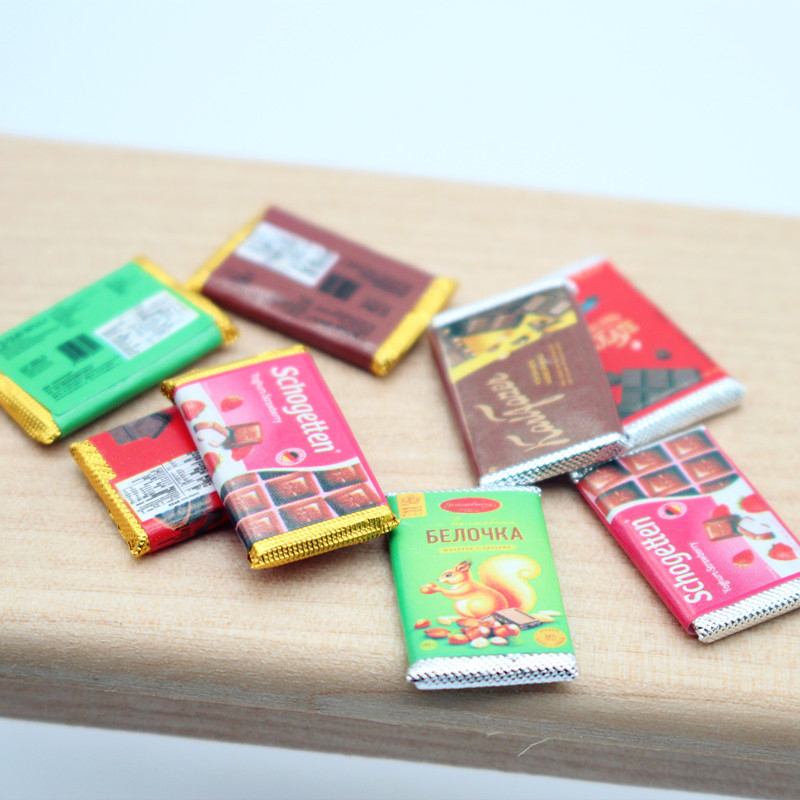 1/12 Miniature Dollhouse Mini  - đánh giá và giá Chocolate Snack