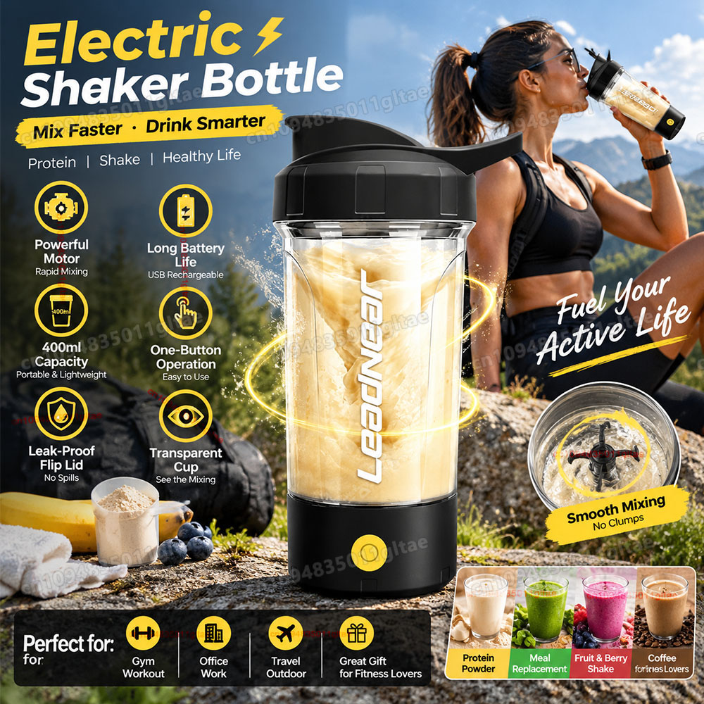 Electric Blender Cup Portable  - đánh giá và giá Protein Bar