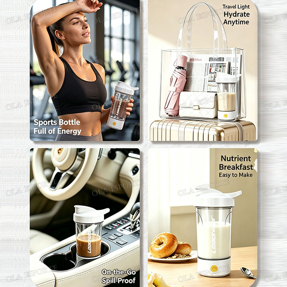 Electric Blender Cup Portable  - đánh giá và giá Protein Bar