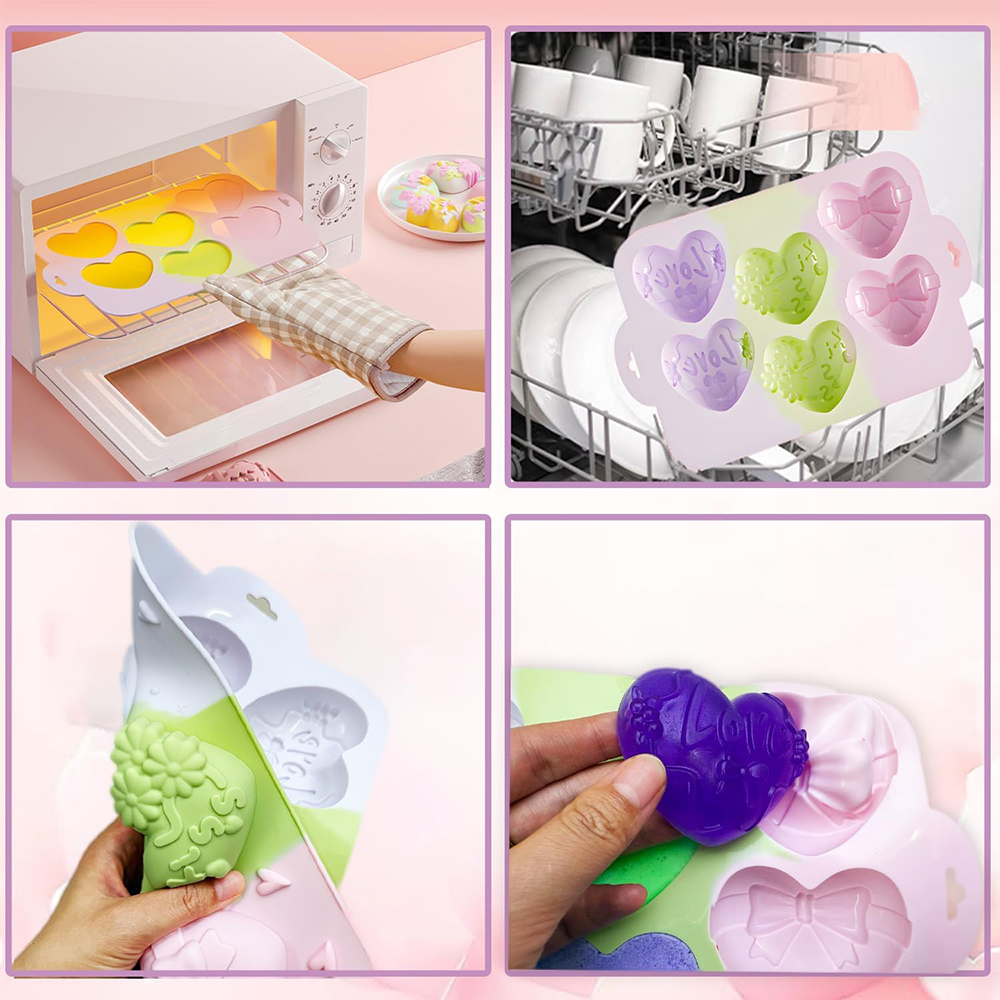 Heart Silicone Molds Chocolate - đánh giá và giá Gummy Candy