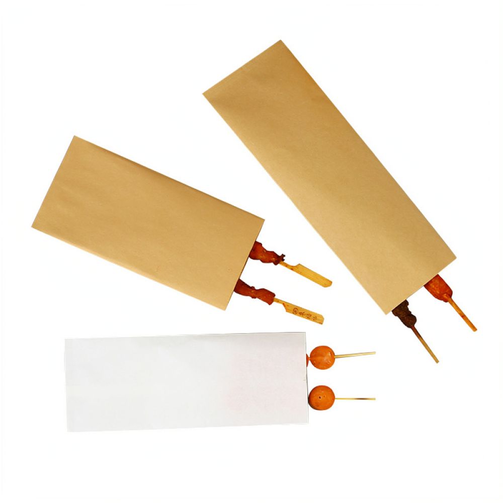 Kraft Paper Food Pouch Grease  - đánh giá và giá Food Snacks Catering