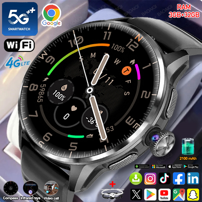 5G/4G Full Network Smart Watch - đánh giá và giá Seaweed Snack