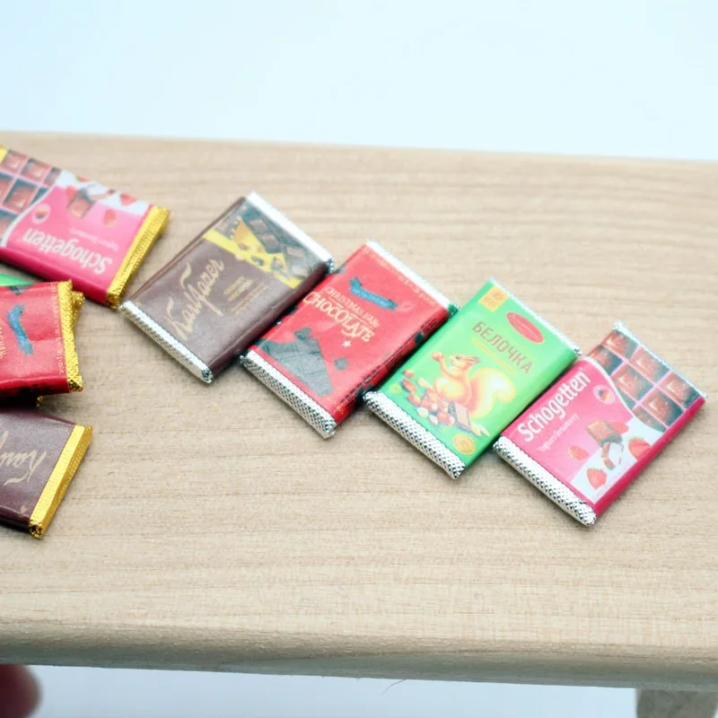 4Pcs Dollhouse Mini Chocolate  - đánh giá và giá Chocolate Snack