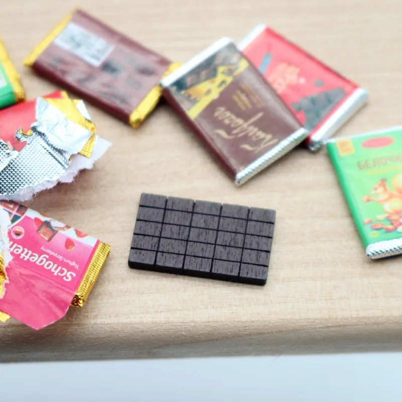 4Pcs Dollhouse Mini Chocolate  - đánh giá và giá Chocolate Snack
