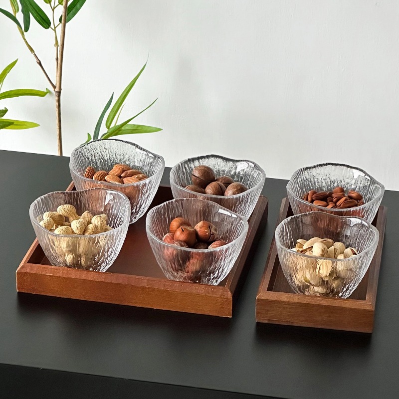 Clear Glass Cups Divided Nut T - đánh giá và giá Dried Fruit