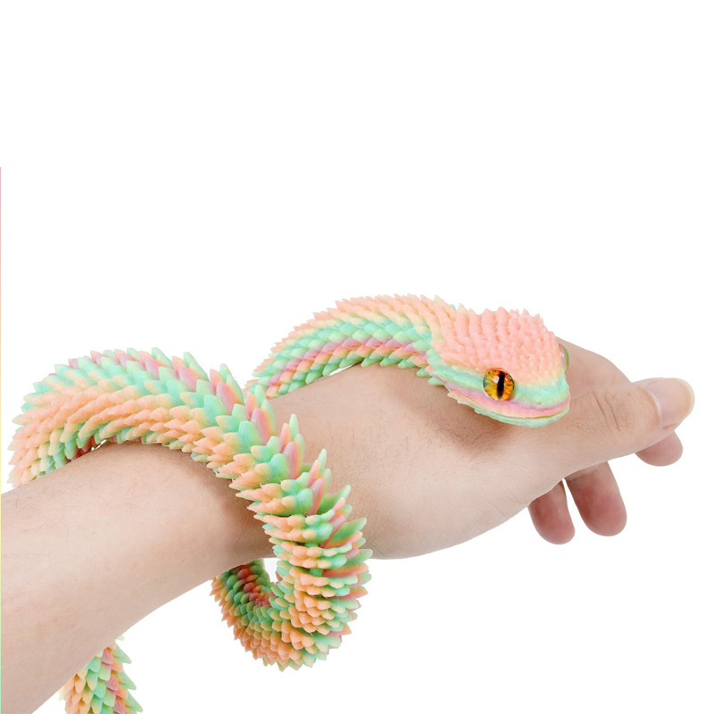 3D Printed Snake Movable Joint - đánh giá và giá Gummy Candy