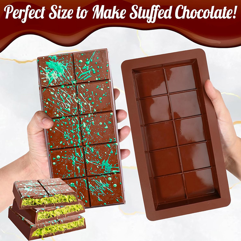 Chocolate Bar Molds Silicone B - đánh giá và giá Protein Bar