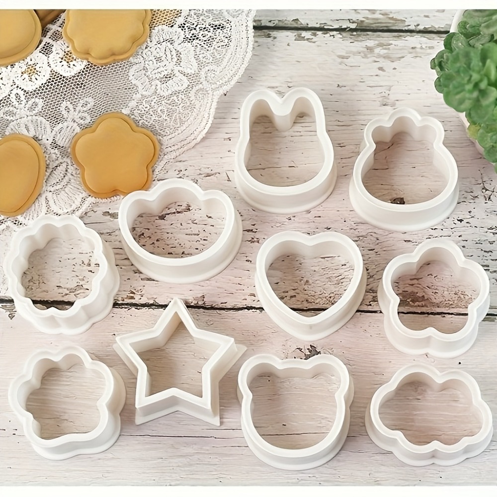 10Pcs Cookie Biscuit  Cutters  - đánh giá và giá Cookies Pack